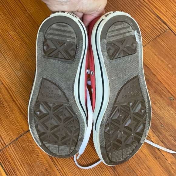 Converse Red Chuck Taylor All-Star Sneakers - Picture 9 of 9